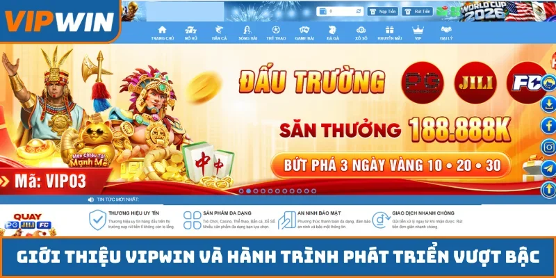 Giới thiệu VIPWIN và hành trình phát triển vượt bậc